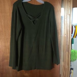 Olive green sweater